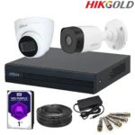 پکیج 2 دوربین 2 مگاپیکسل داهوا HD-hikgold.com