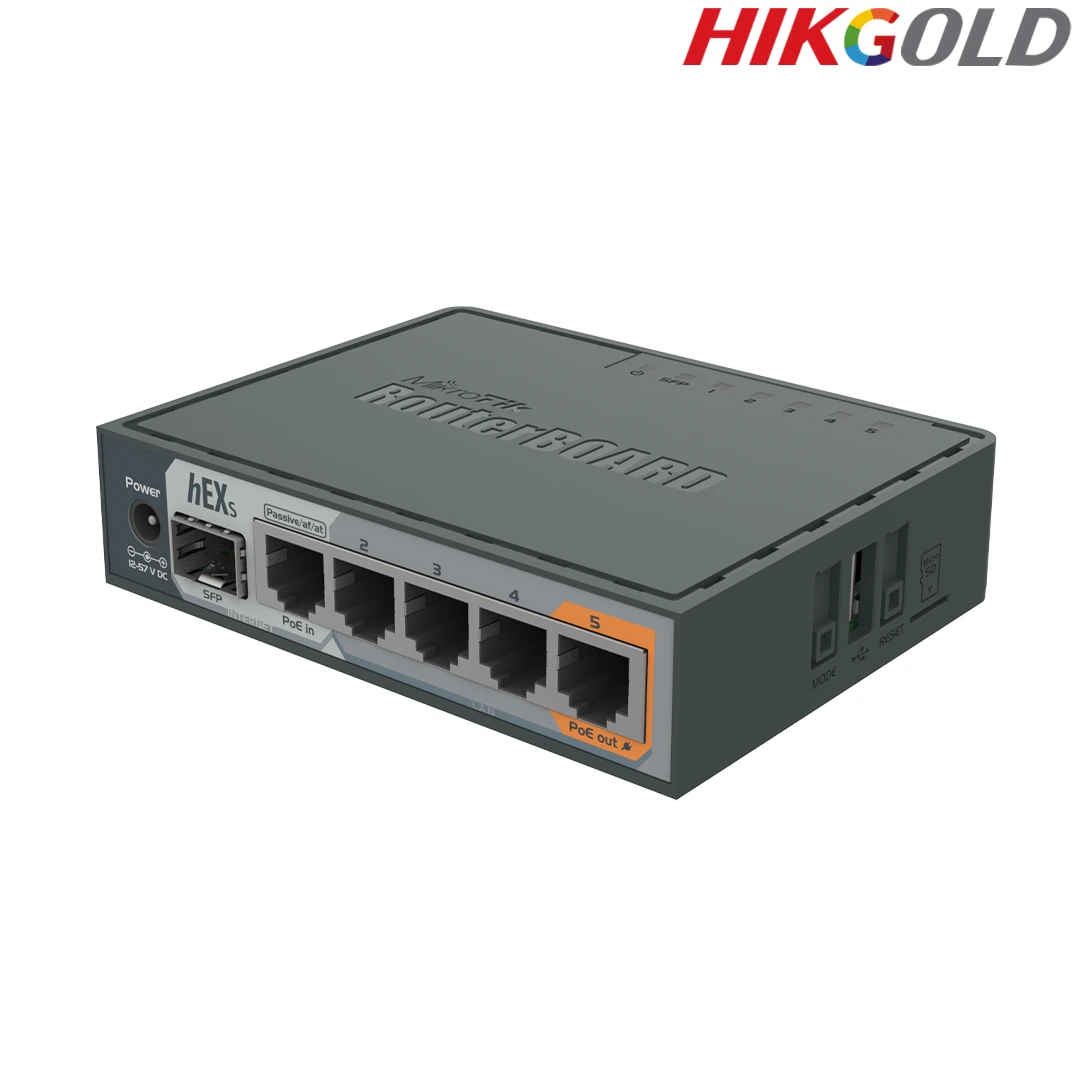 روتر میکروتیک RB760iGS hEX S 5 روتر میکروتیک RB760iGS hEX S
