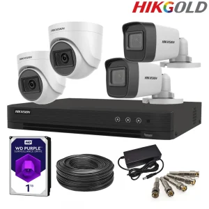 hikvision pack 4 camera hd hikgold.com