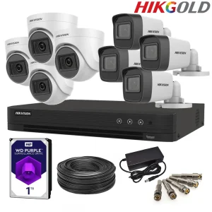 پکیج 16 دوربین 5 مگاپیکسل هایک ویژن HD hikgold.com