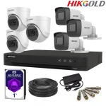 پکیج 6 دوربینه هایک ویژن hikgold.com